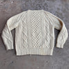 1960’s Irish Fisherman Cable Knit Aran Sweater