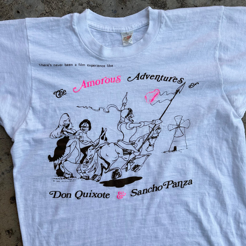 1970’s The Amorous Adventures of Don Quixote & Sancho Panza Porn Promo T-Shirt Small