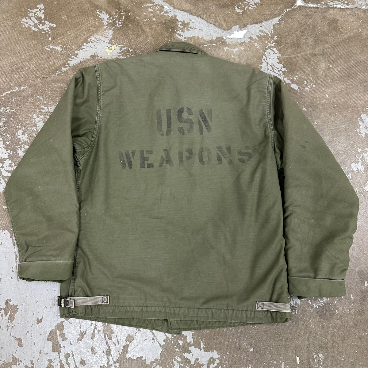 1970’s Stenciled USN A-2 Deck Jacket Large