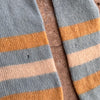 1960’s Light Blue Striped Mohair Cardigan Sweater Medium