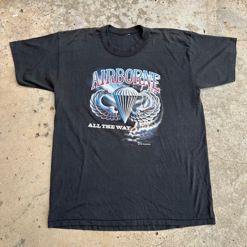 1980’s JRS Enterprises Airborne All The Way T-Shirt L/XL