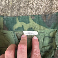 1960’s ERDL Camo Jungle Pants Named to Marine Colonel Medium Long