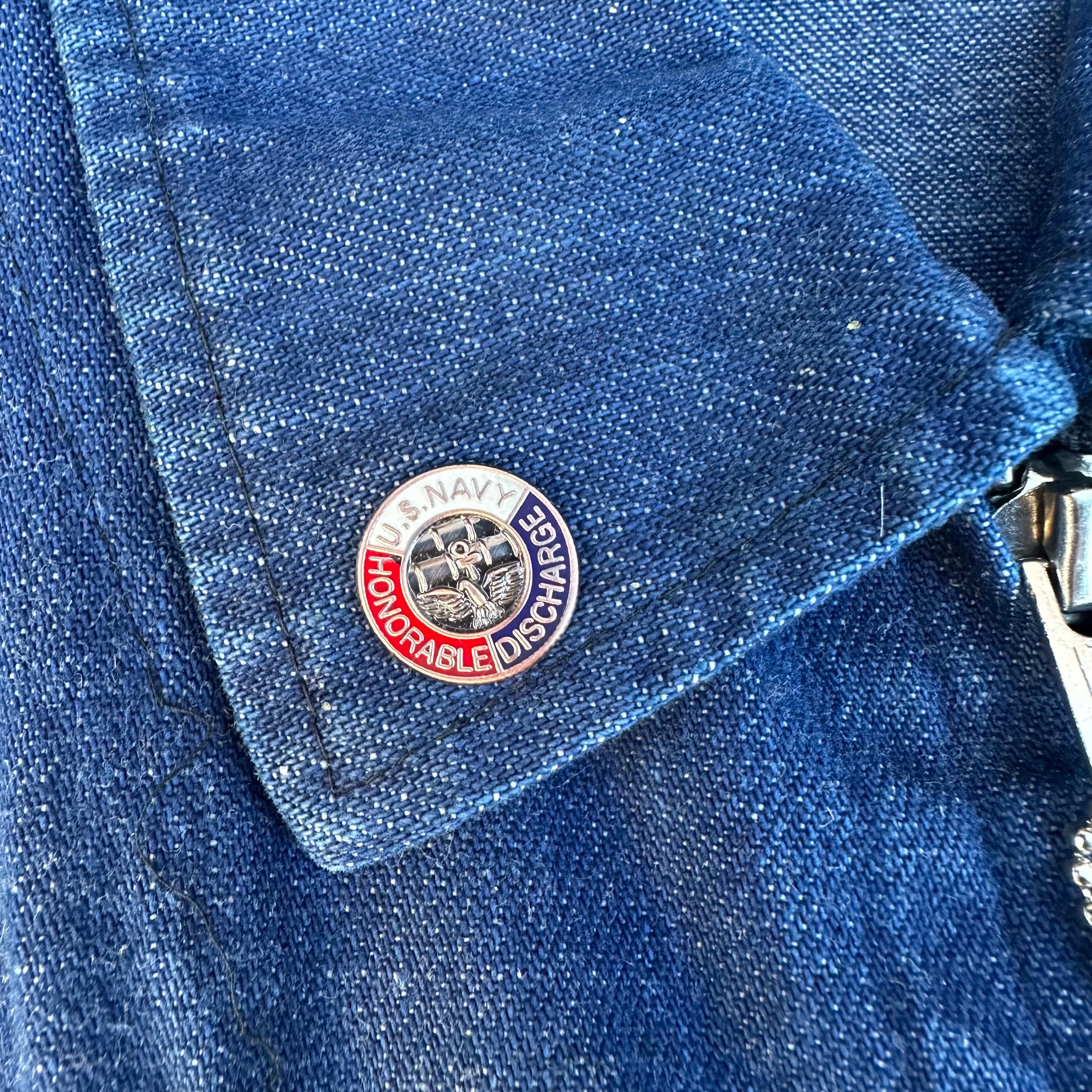 1960’s US Navy Denim Souvenir Jacket