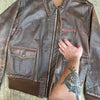 1940’s WWII Named A-2 Leather Flight Jacket