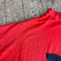 1980’s Thrashed Paper Thin Adidas T-Shirt Large