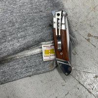 1960’s/70’s Russell Athletic Thrashed Grey Hooded Sweatshirt XL