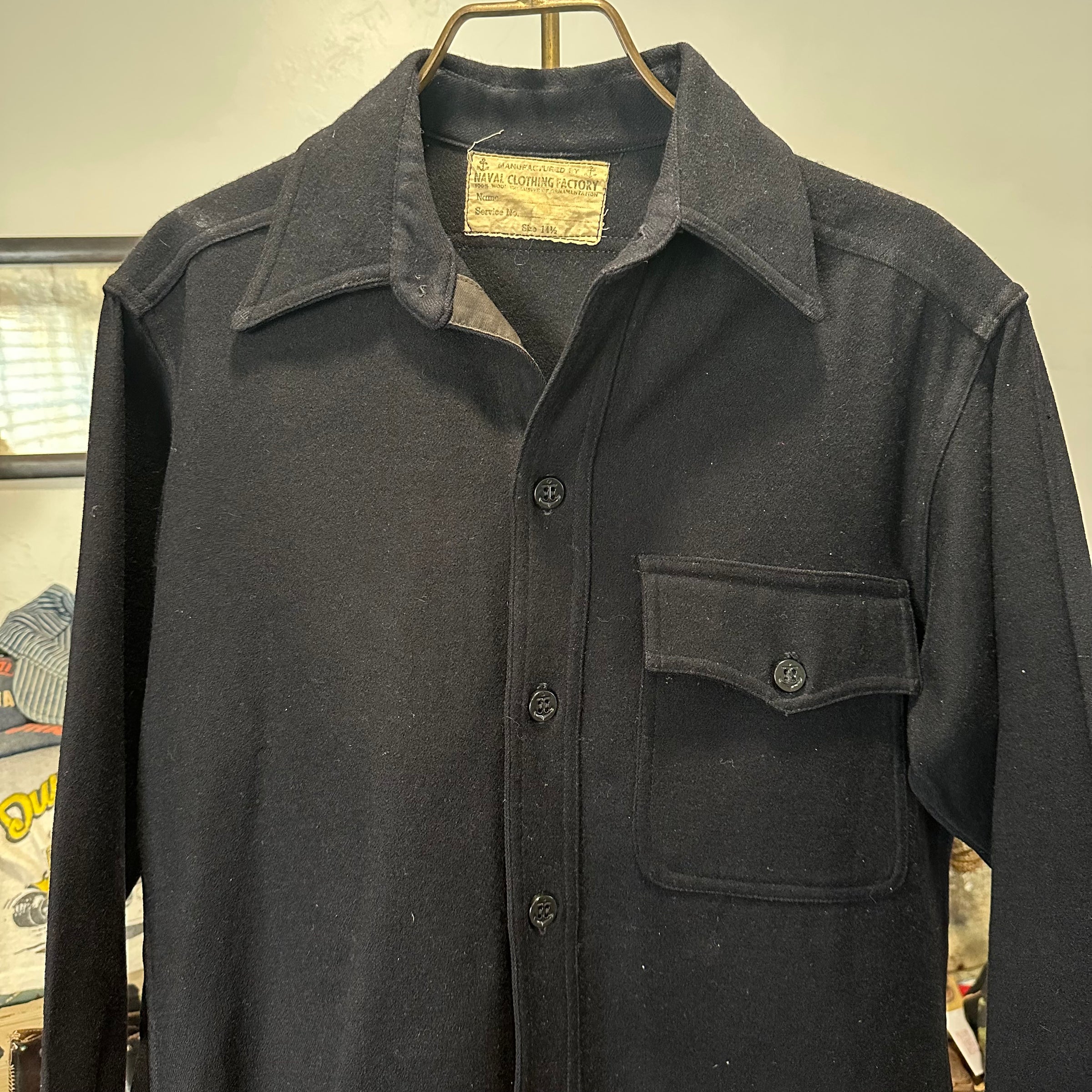 1940’s WWII CPO Wool Shirt Size 14 1/2