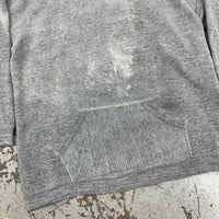 1960’s/70’s Russell Athletic Thrashed Grey Hooded Sweatshirt XL
