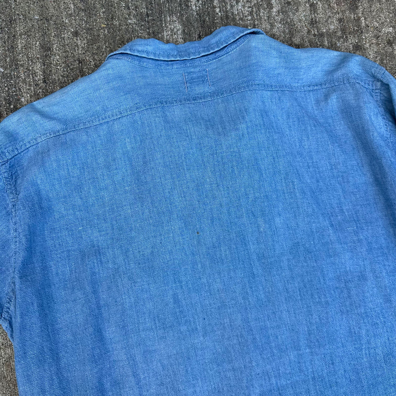 1950’s Beltex Chambray Work Shirt Large