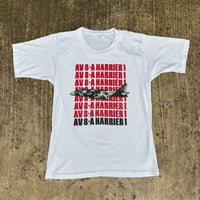 1980’s AV 8-A Harrier 1 Fighter Jet T-Shirt S/M