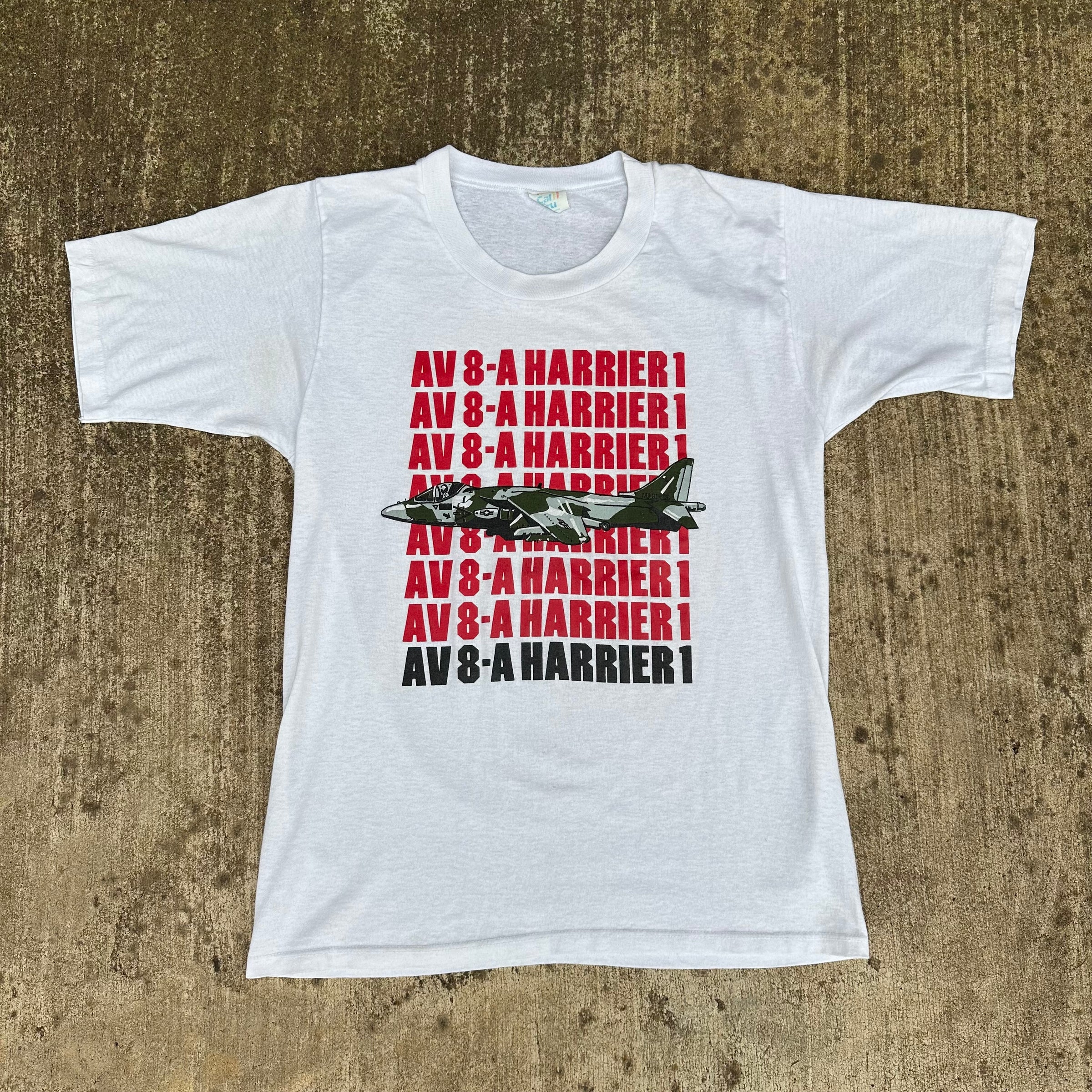 1980’s AV 8-A Harrier 1 Fighter Jet T-Shirt S/M