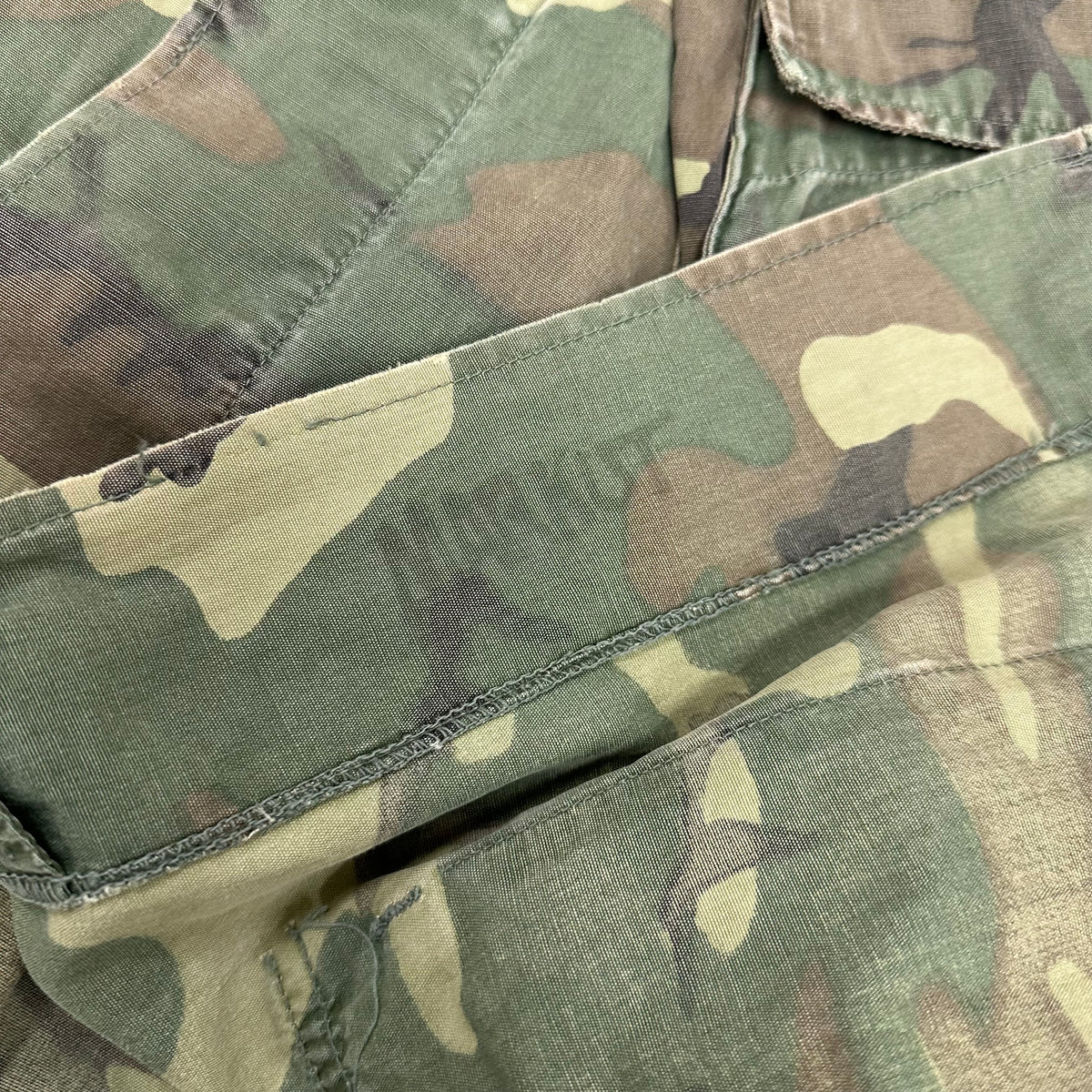 1960’s Vietnam War Poplin ERDL Camo Jungle Jacket Small Regular