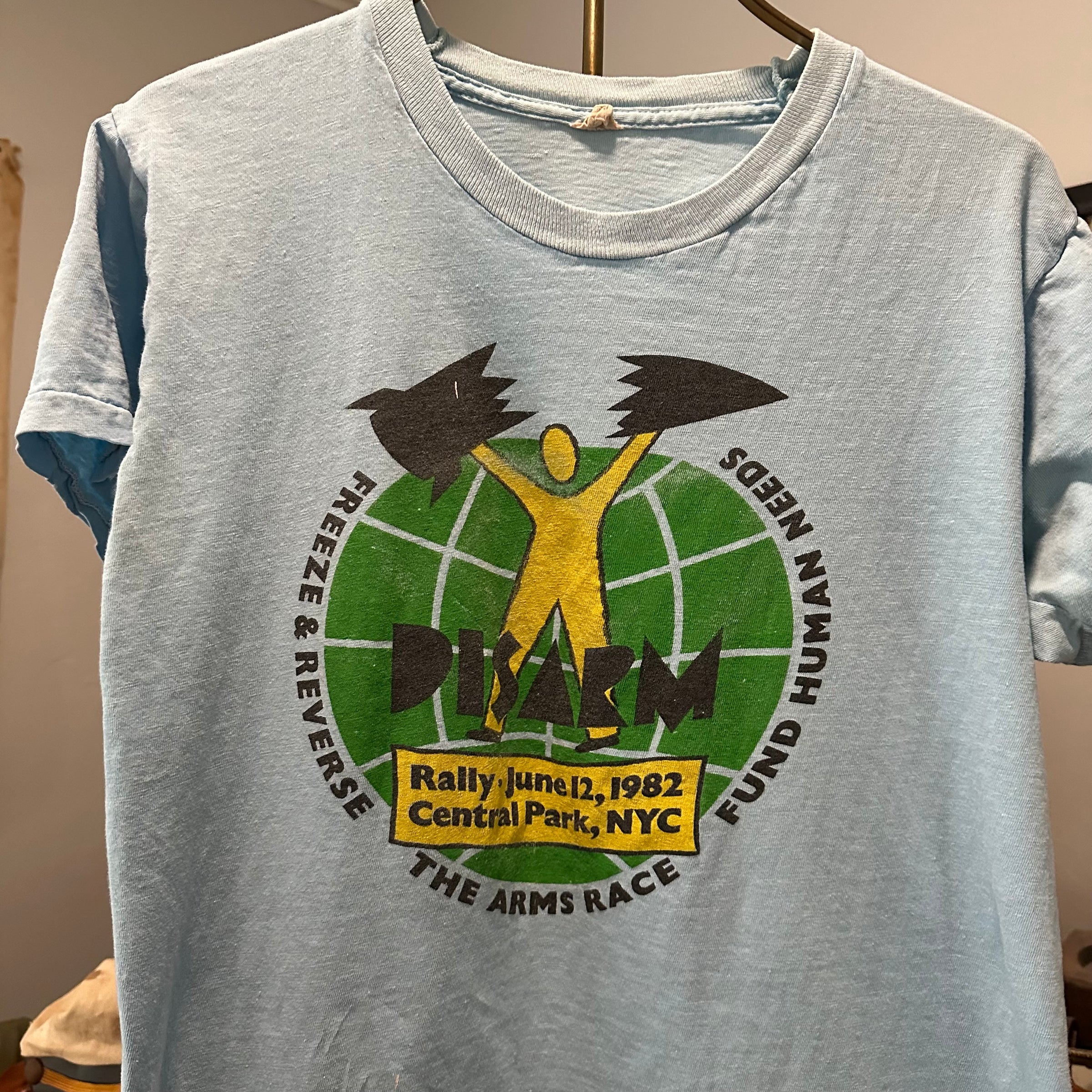1982 Disarm Rally Nuclear Protest T-Shirt Medium