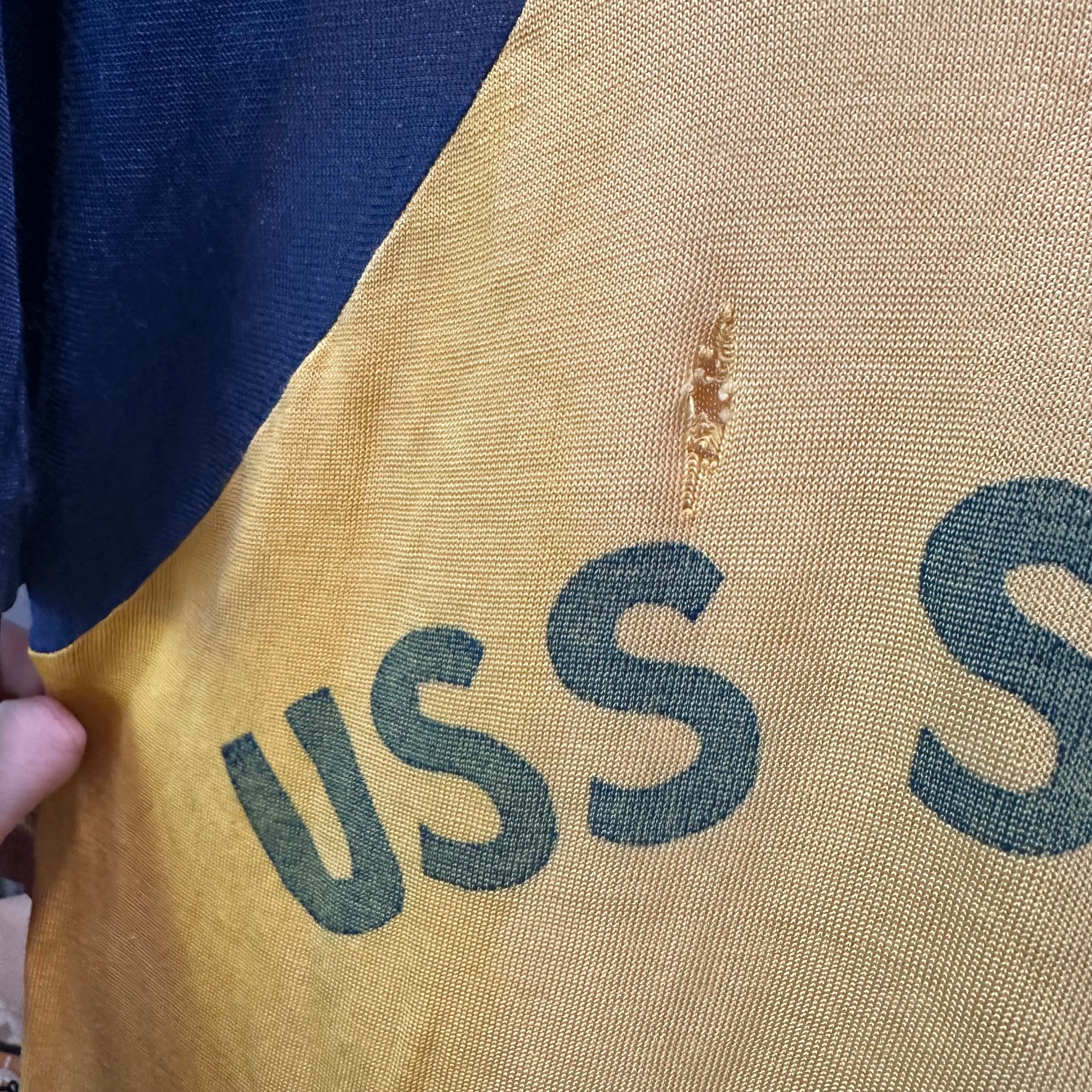 1950’s USS Sargo Nuclear Submarine Durene Jersey T-Shirt Small