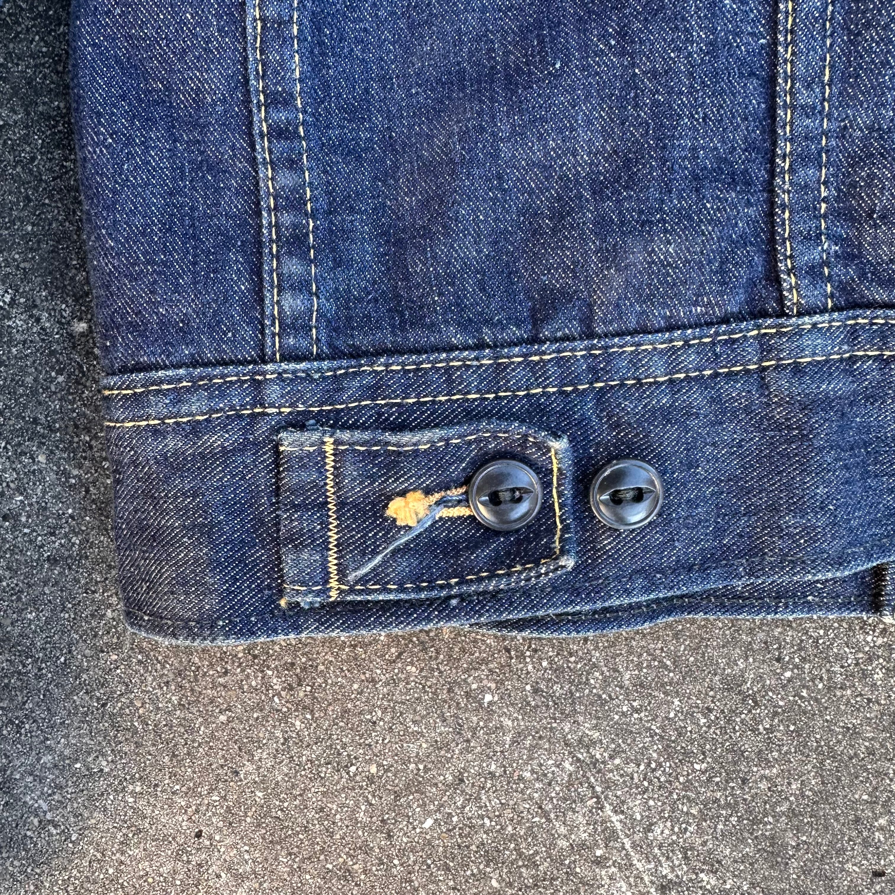 Early 1960's Lee Storm Rider Denim Jacket Size 40 Long – Little