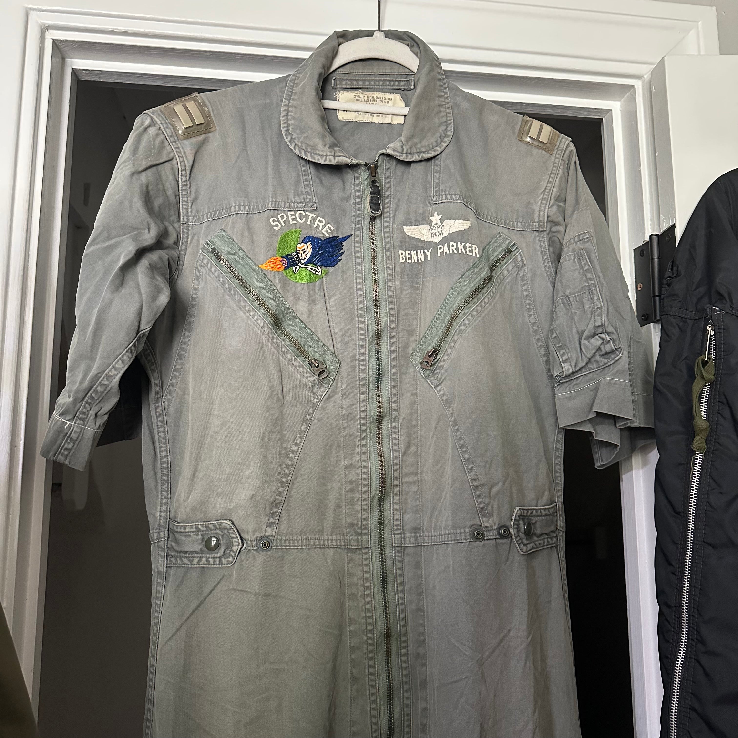 1960's Vietnam War USAF Spectre AC-130 Party Suit K-2B Coveralls