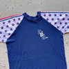 1970’s Velva Sheen Star Sleeved Camp T-Shirt Small