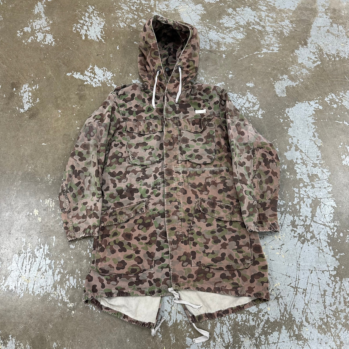 1960’s Austrian Pea Dot Camo Parka Medium