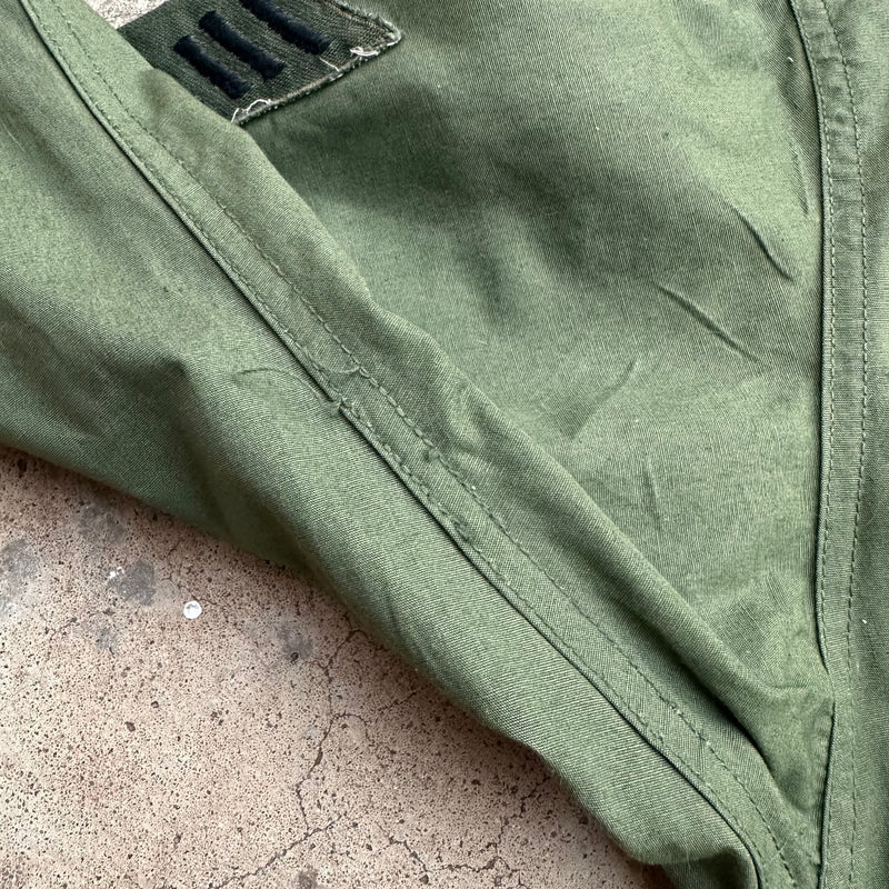 1960’s Near Mint Experimental Rayon/Cotton Jungle Jacket Small Short