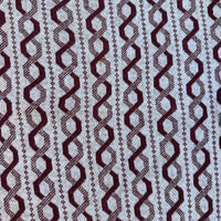 1950’s Barclay Playshirt Rockabilly Helix Pattern Cotton Short Sleeve Sweater