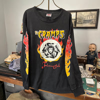 1994 The Cramps Flamejob Album Promo Longsleeve T-Shirt Large