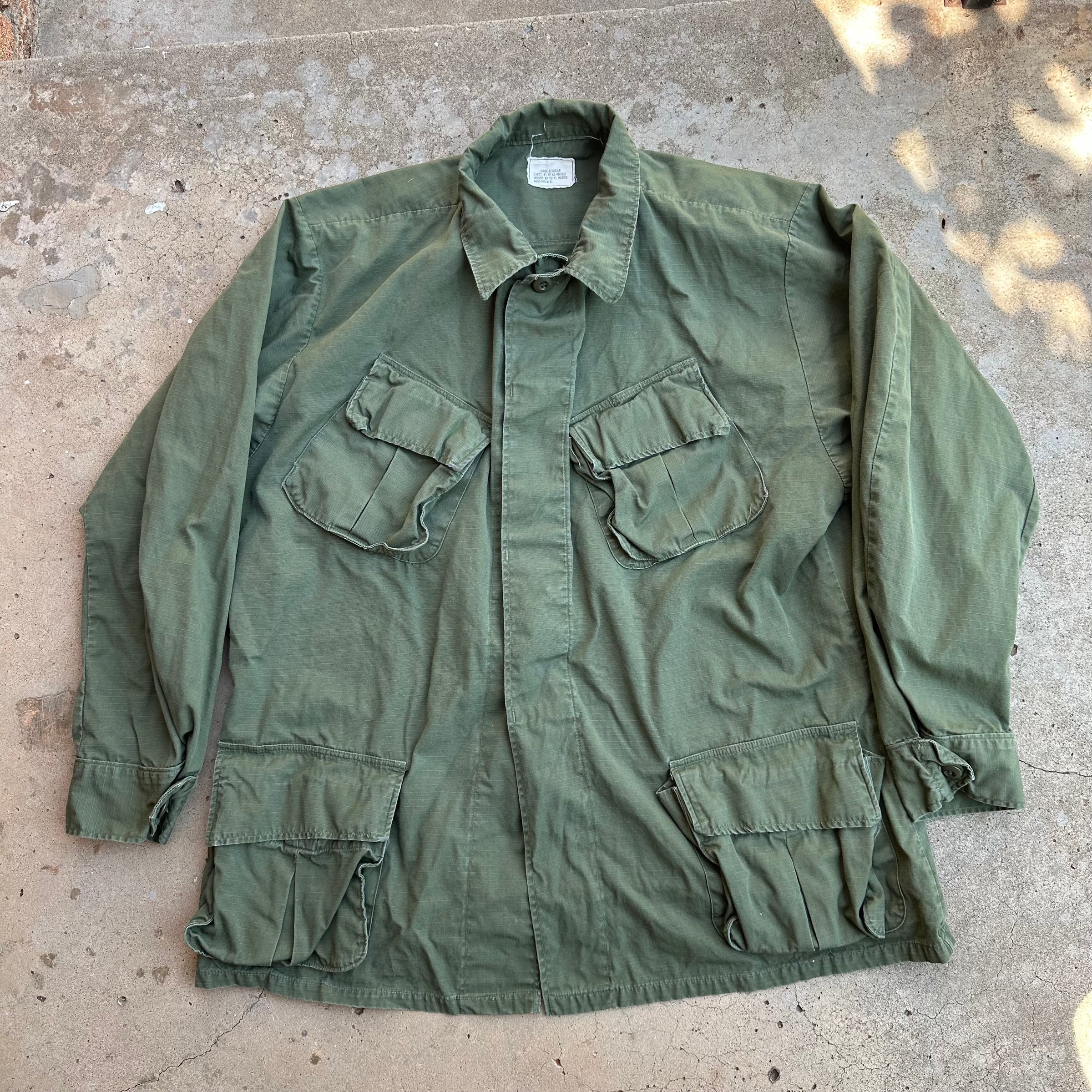 1960’s Vietnam War Ripstop Jungle Jacket Large Regular