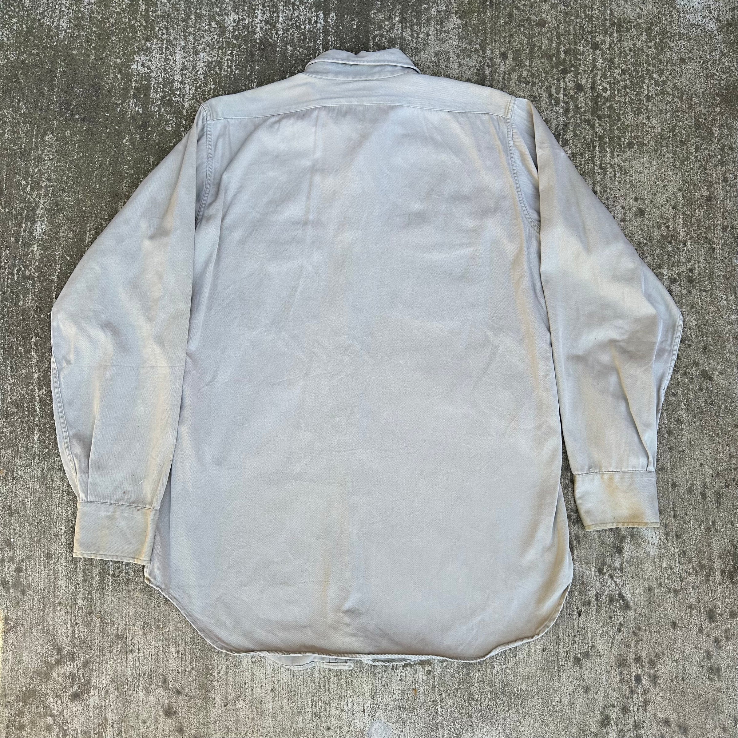 1960’s Coca Cola Employee Khaki Work Shirt Medium