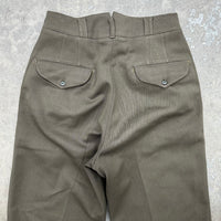 1940’s WWII Era Whipcord Dress Pants 30” Waist