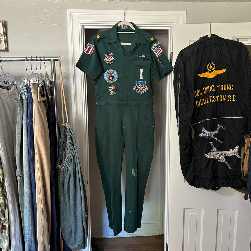 1970’s Vietnam War Thai Made USAF 17th Air Squadron Party Suit