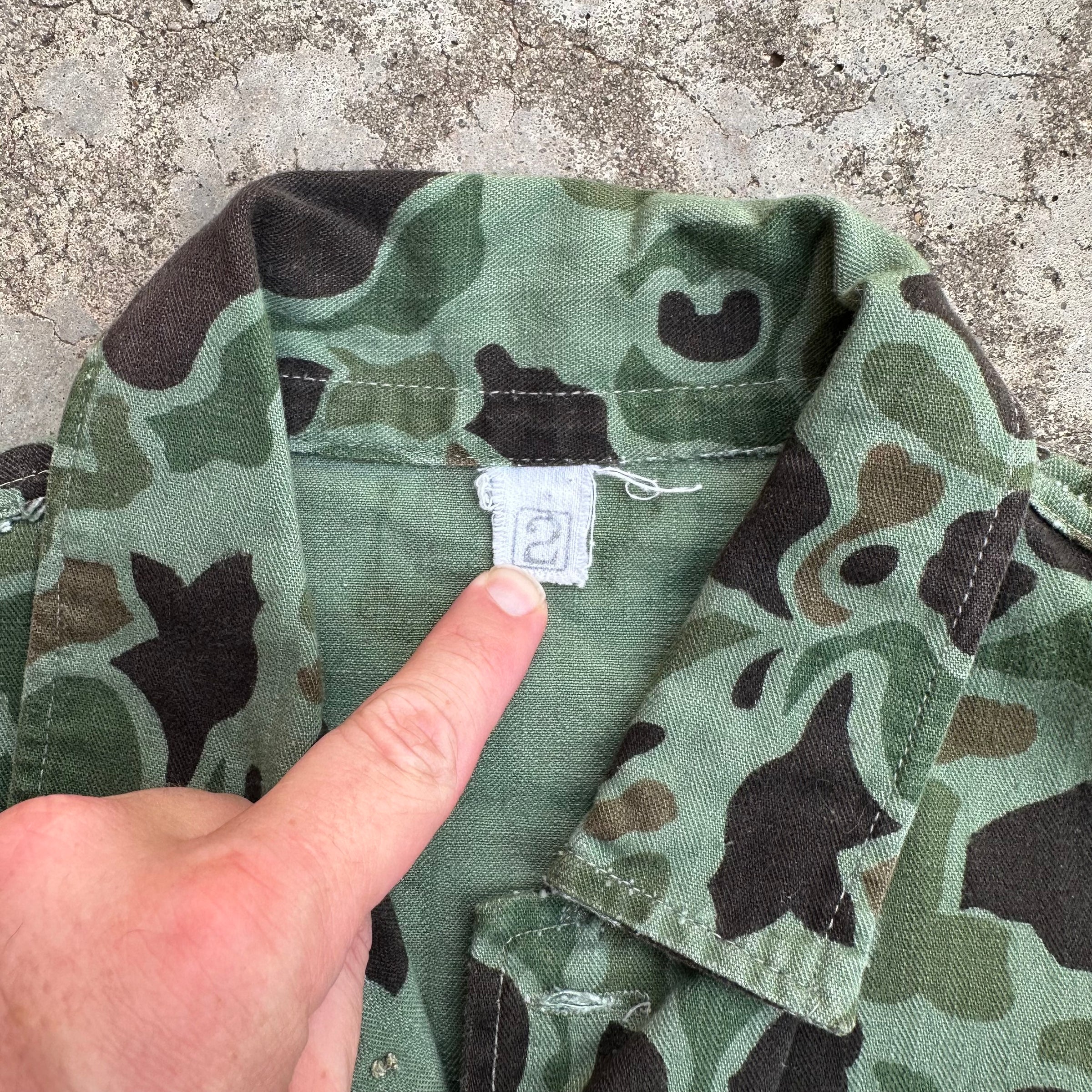 1960’s Korean Frogskin Camo HBT Shirt