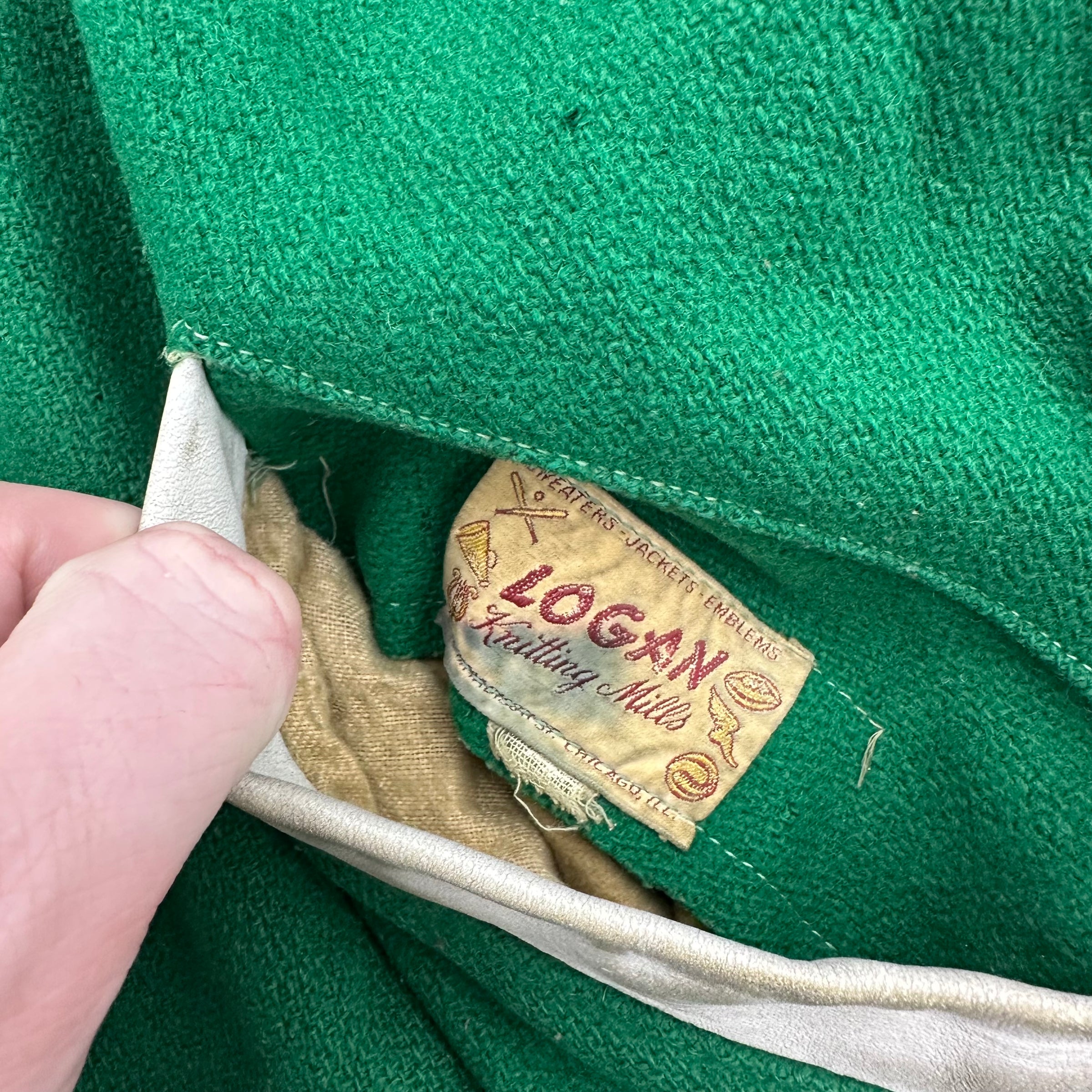 1960’s Notre Dame Wool Varsity Jacket Large