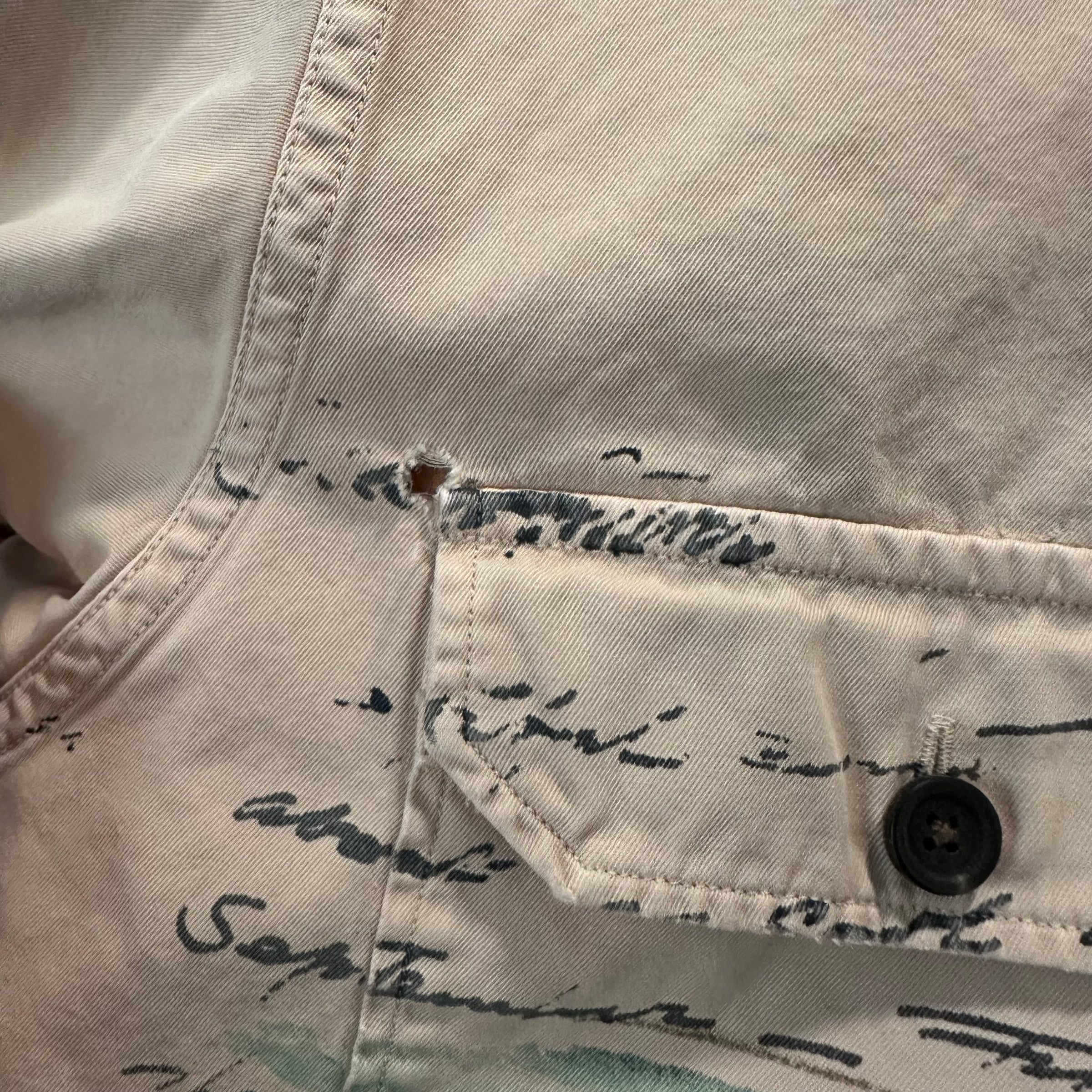 2000’s Polo Ralph Lauren Trapper Lake Scenic Work Shirt Medium