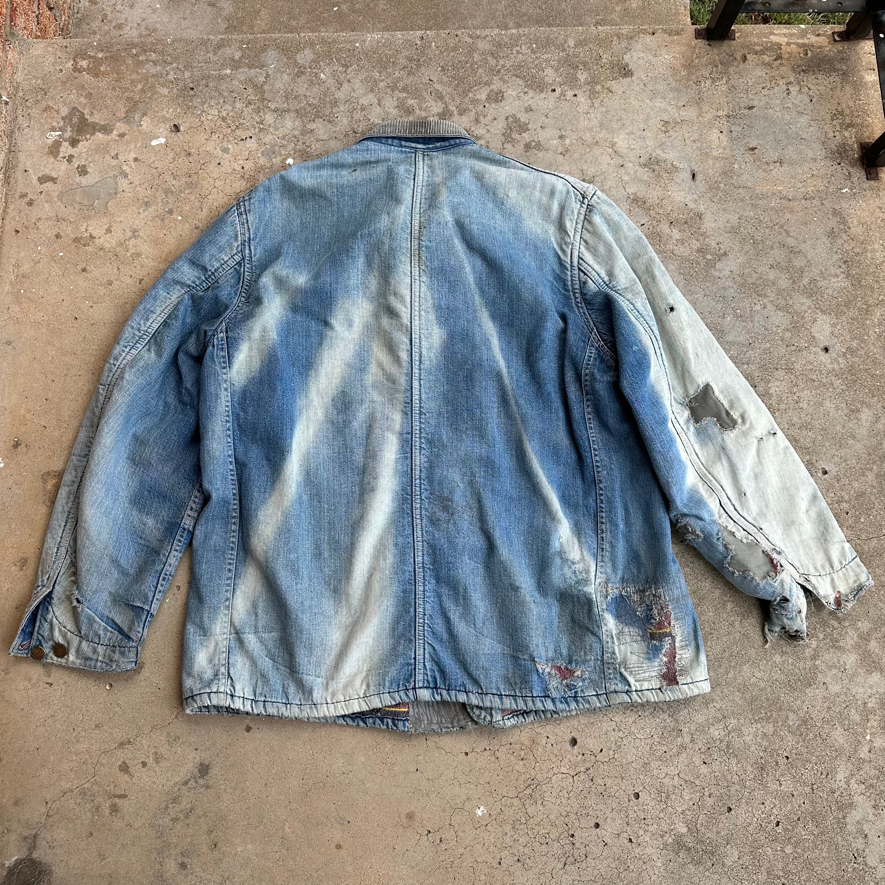1950's/60's Fly's Blanket Lined Denim Chore Jacket XL – Little