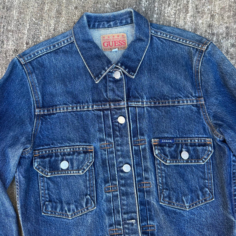 1990’s Guess Type 2 Style Denim Jacket Small