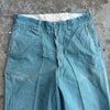 1940’s Lee Union Made Sanforized Green Chino Pants 30” Waist