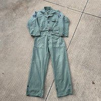1940’s/50’s USAF Patched HBT Coveralls Small