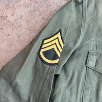 1960’s US Army Fifth Infantry Patched Fatigue Shirt Large