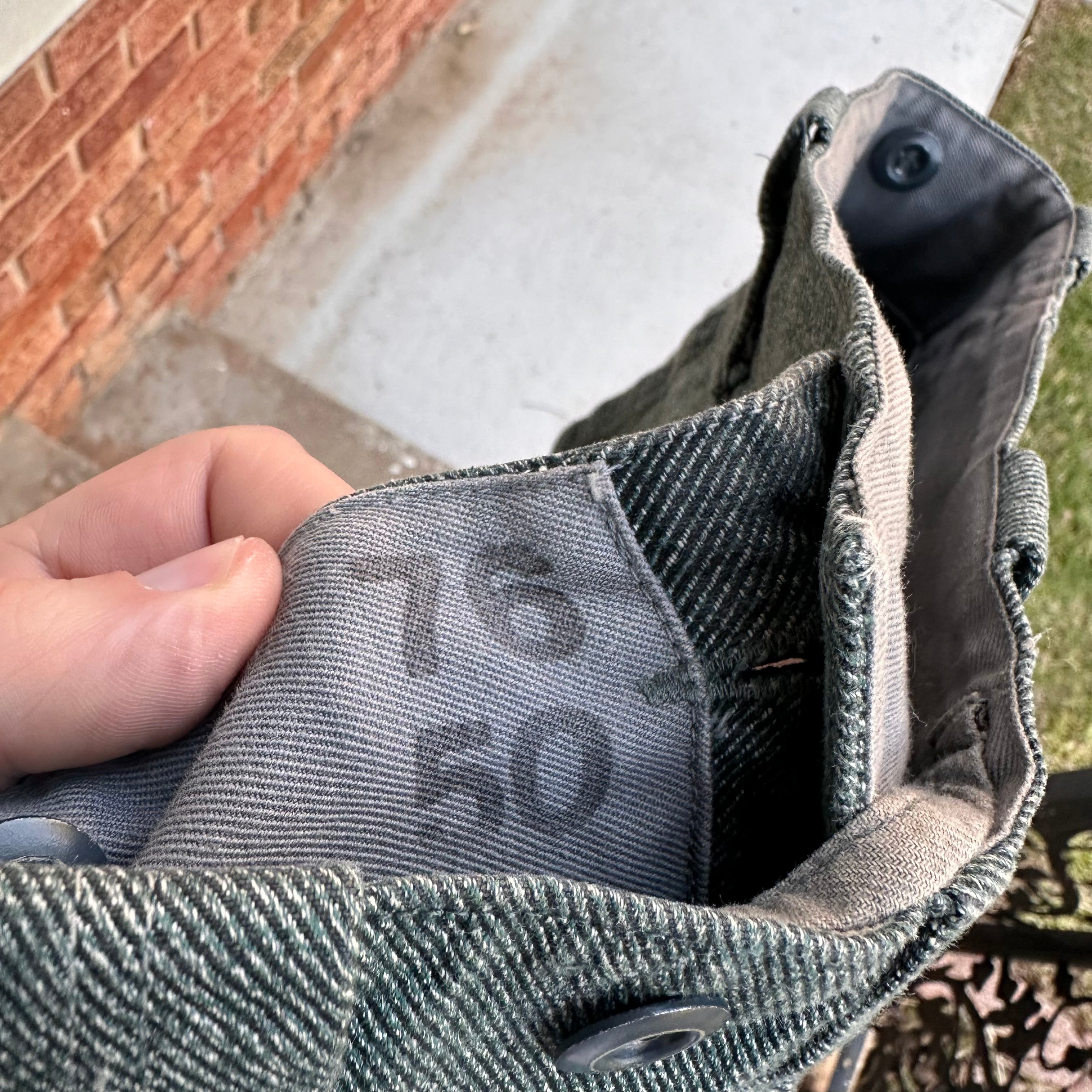 1960's Swiss Army Prison Pants 38” x 29” – Little Chum Vintage