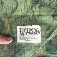 1960’s ERDL Camo Jungle Pants Named to Marine Colonel Medium Long