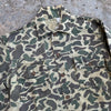 1960’s/70’s Hunting Camo Fatigue Shirt L/XL