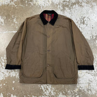 1990’s J Crew Plaid Lined Cotton Barn Coat Large