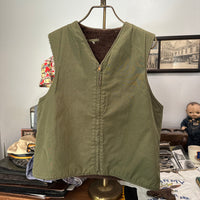 1940’s WWII Stenciled USMC Alpaca Lined Vest 23” Chest