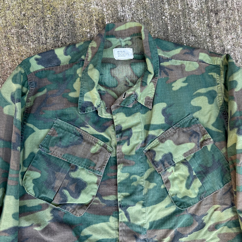 1960’s Mint ERDL Camo Jungle Jacket Medium Long