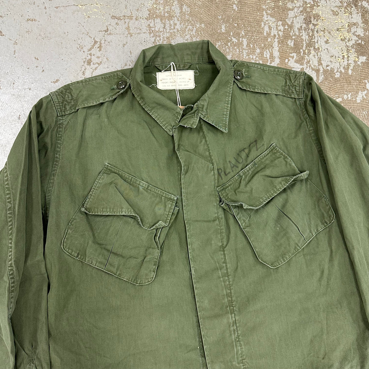 1960’s Vietnam War 2nd Pattern Poplin Jungle Jacket Medium Long
