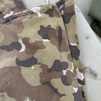 1960’s/70’s Vietnam War ARVN Police Cloud Camo Cotton Shell Pants 28” - 39” Waist