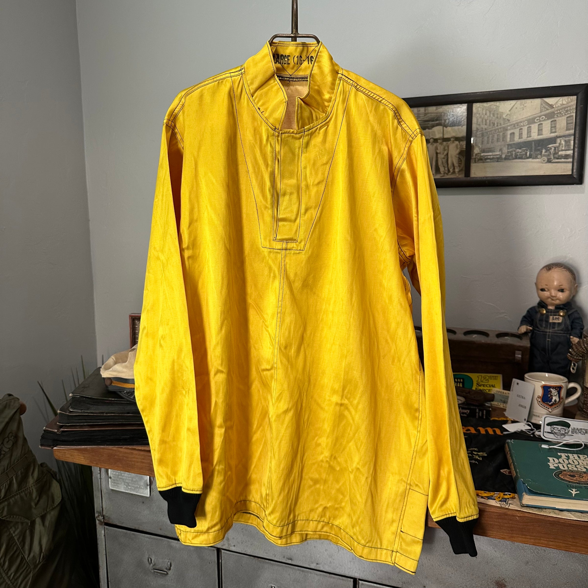 1960’s Satin USN Summer Flight Deck Identification Jumper Large