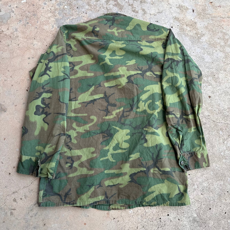 1960’s Brown Dominant ERDL Camo Jungle Jacket Small Regular