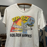 1970’s/80’s VP-67 Golden Hawks USN Patrol Squadron T-Shirt