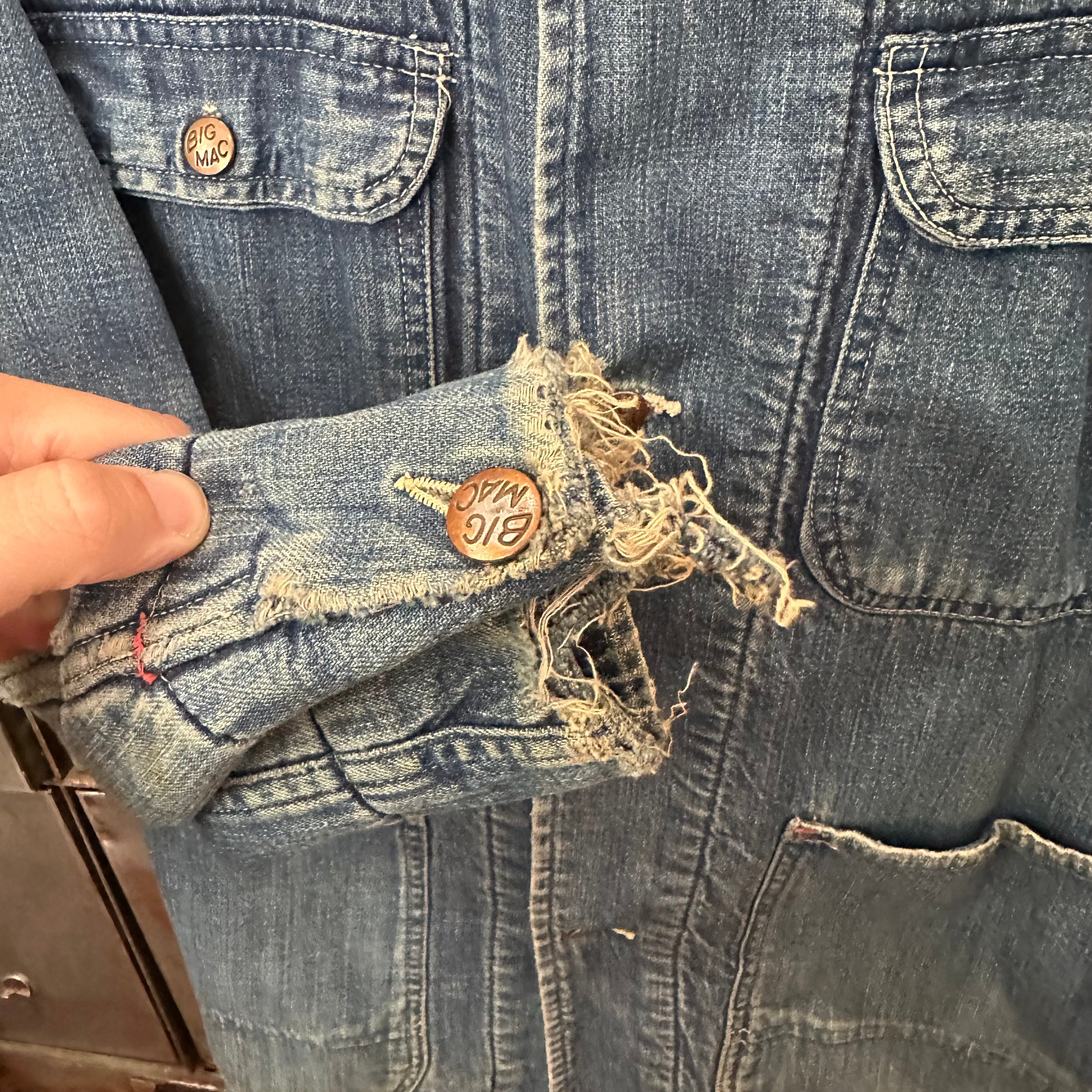 1950’s Penney’s Big Mac Blanket Lined Denim Chore Jacket