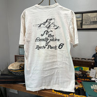 1970’s Vietnam War United Airlines Slogan Rip T-Shirt Small